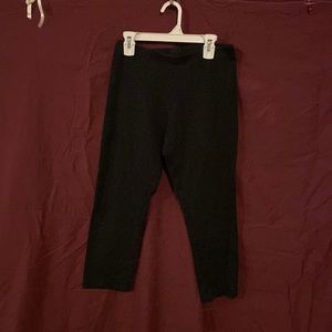 7 pairs Wonder Nation youth XL 14-16 black cotton capris leggings